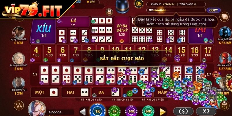 Sicbo VIP79 - Hướng Dẫn Newbie Chơi Chi Tiết Và Hiệu Quả 2 Cửa Tổng điểm cụ thể