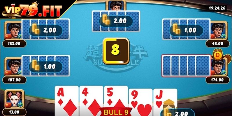 Cách Chơi Bài Bull Bull VIP79 Chi Tiết Và Dễ Hiểu Cho Newbie 3 Quy trình từng vòng chơi