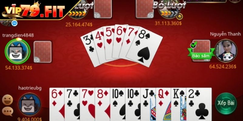 Cách Chơi Sâm Lốc Chi Tiết Cho Người Mới Tại Cổng Game VIP79 3 Các bộ bài thường gặp theo cách chơi Sâm Lốc